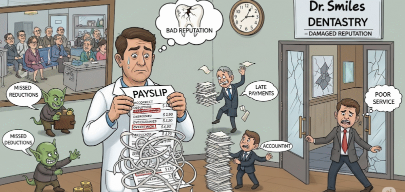 Payroll Mistakes That Can Ruin Your Dental Practice’s Reputation
