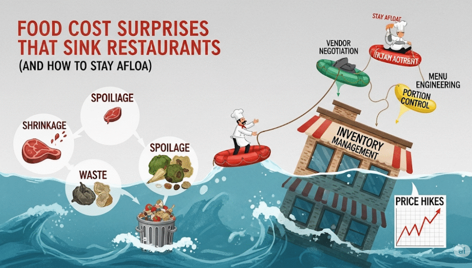 2 Food Cost Surprises That Sink Restaurants (and How to Stay Afloat)
