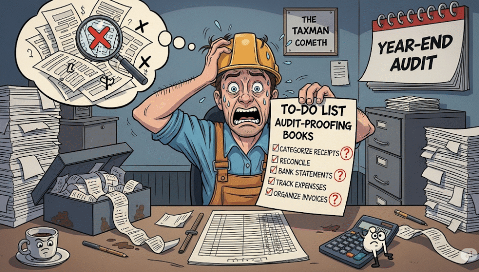 3 Year-End Panic? A Contractor’s Guide to Audit-Proof Books