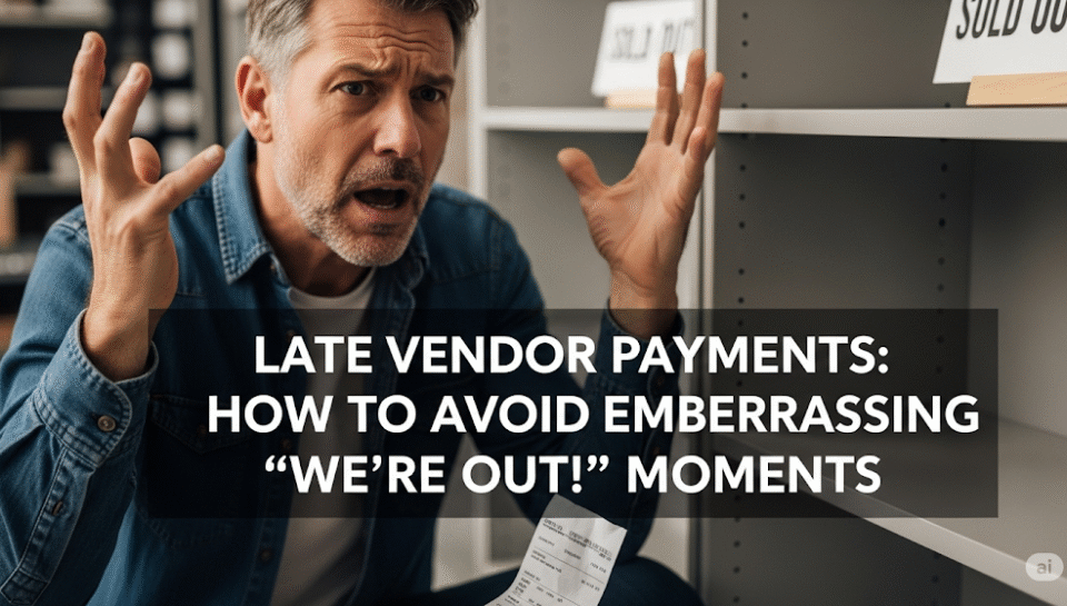 33 Late Vendor Payments: How to Avoid Embarrassing “We’re Out!” Moments