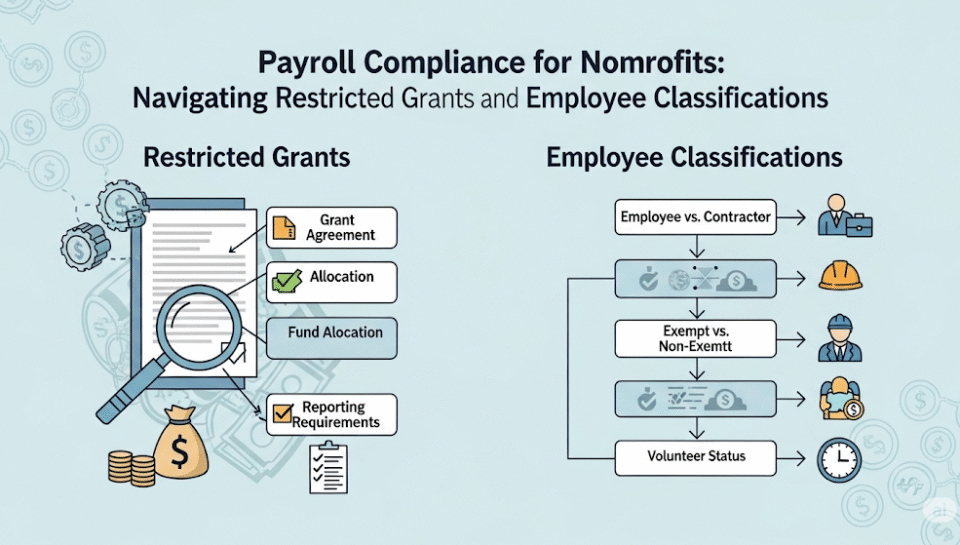 Payroll Compliance for Nonprofits: Navigating Restricted Grants and Employee Classifications