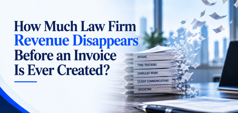 How Much Law Firm Revenue Disappears Before an Invoice Is Ever Created?